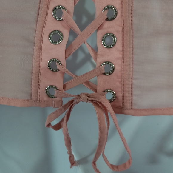 Alivila Y pink corset top - Picture 14 of 16